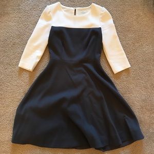 Long sleeved color block kate spade dress size 2